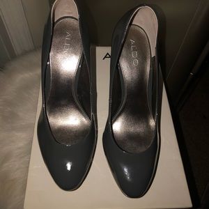 Slate Gray Aldo Platform heels